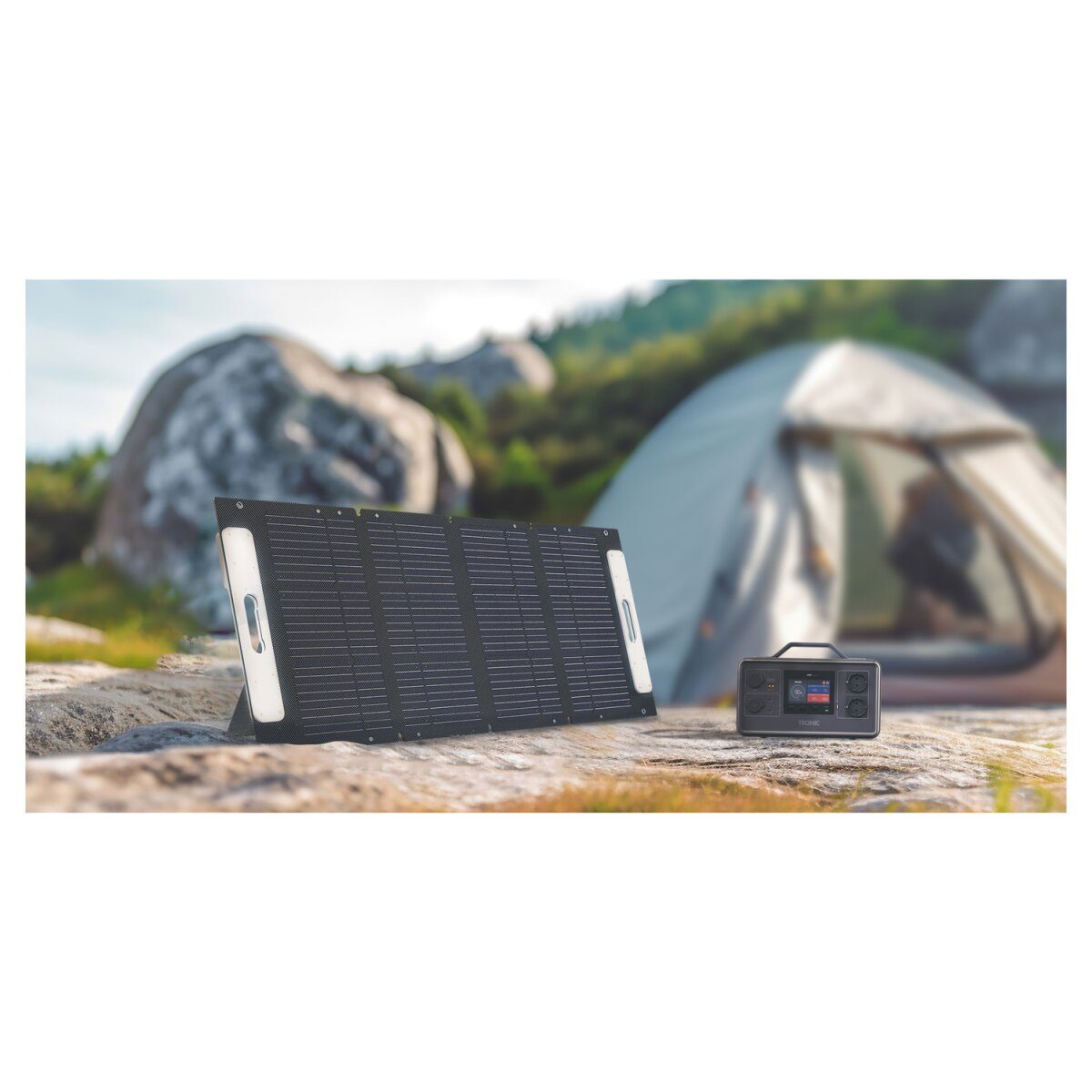 TRONIC® opvouwbare zonnelader, 100 W