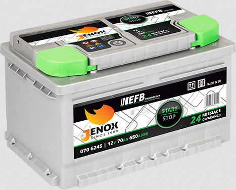 Jenox 70624s Efb 70ah 680a P+