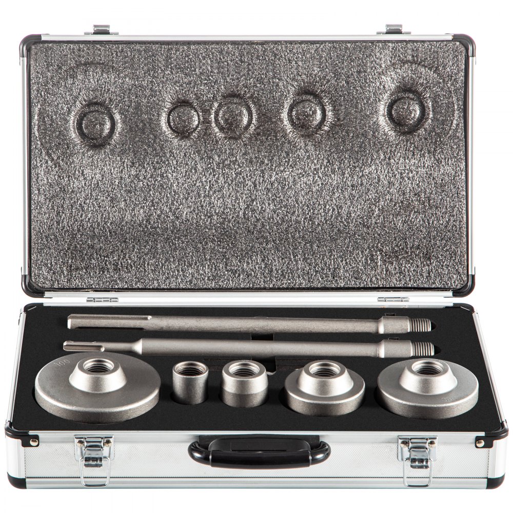 Betonbohrer-Set Lochsäge 11-teilig mit SDS Max/SDS Plus & 2 Zentrierbohrern, Steckbohrer, Senker-Kronenbohrer für Mauerwerk 30-100 mm, Ziegel, Beton, Zement, Steinwandmaterial Betonbohrer-Set Lochsäge 11-teilig mit SDS Max/SDS Plus & 2 Zentrierbohrern, Steckbohrer, Senker-Kronenbohrer für Mauerwerk 30-100 mm, Ziegel, Beton, Zement, Steinwandmaterial