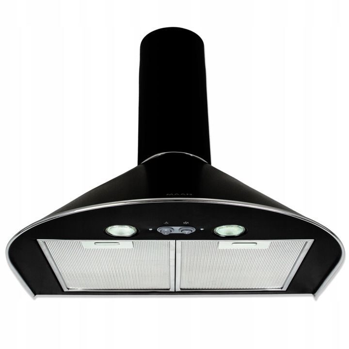 Extractor hood black LED 60cm SILENT quiet