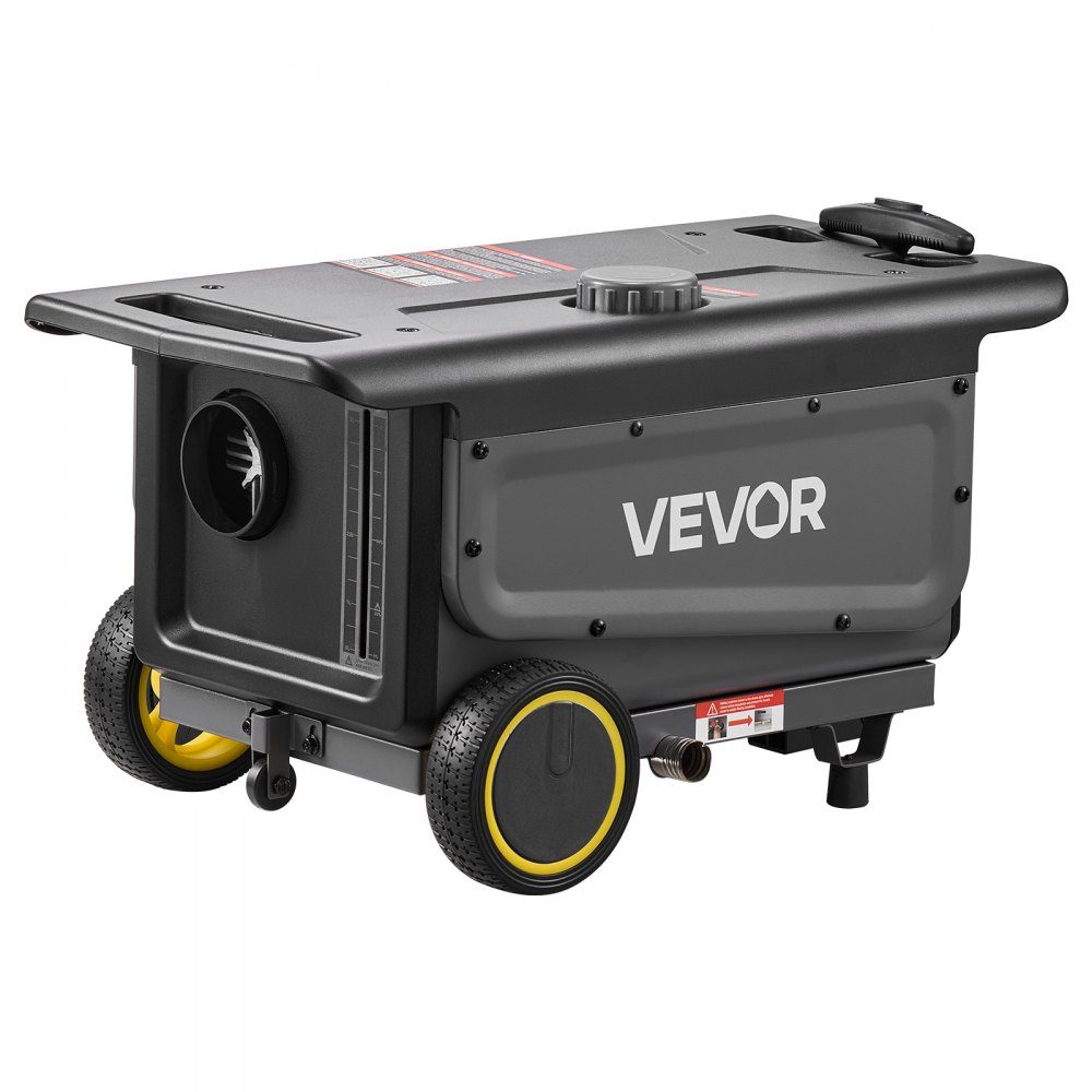 Diesel Heater 5-8KW DC 12V/24V Portable All-in-One Diesel Air Heater with Bluetooth App Control, Remote Control and LCD Screen, Trolley Design, 5L Fuel Tank for Truck