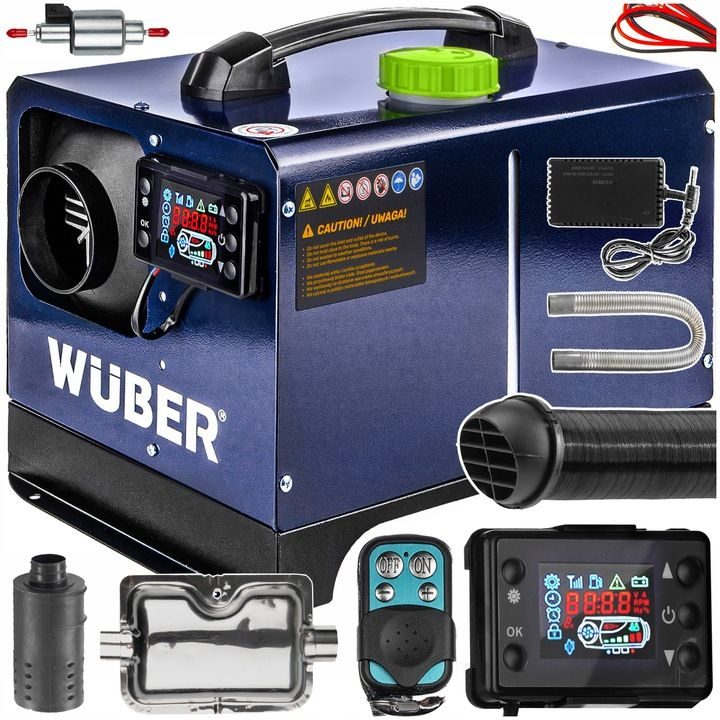 Diesel additional heater - 8 kW for vehicles, motorhomes, motorhomes, workshops