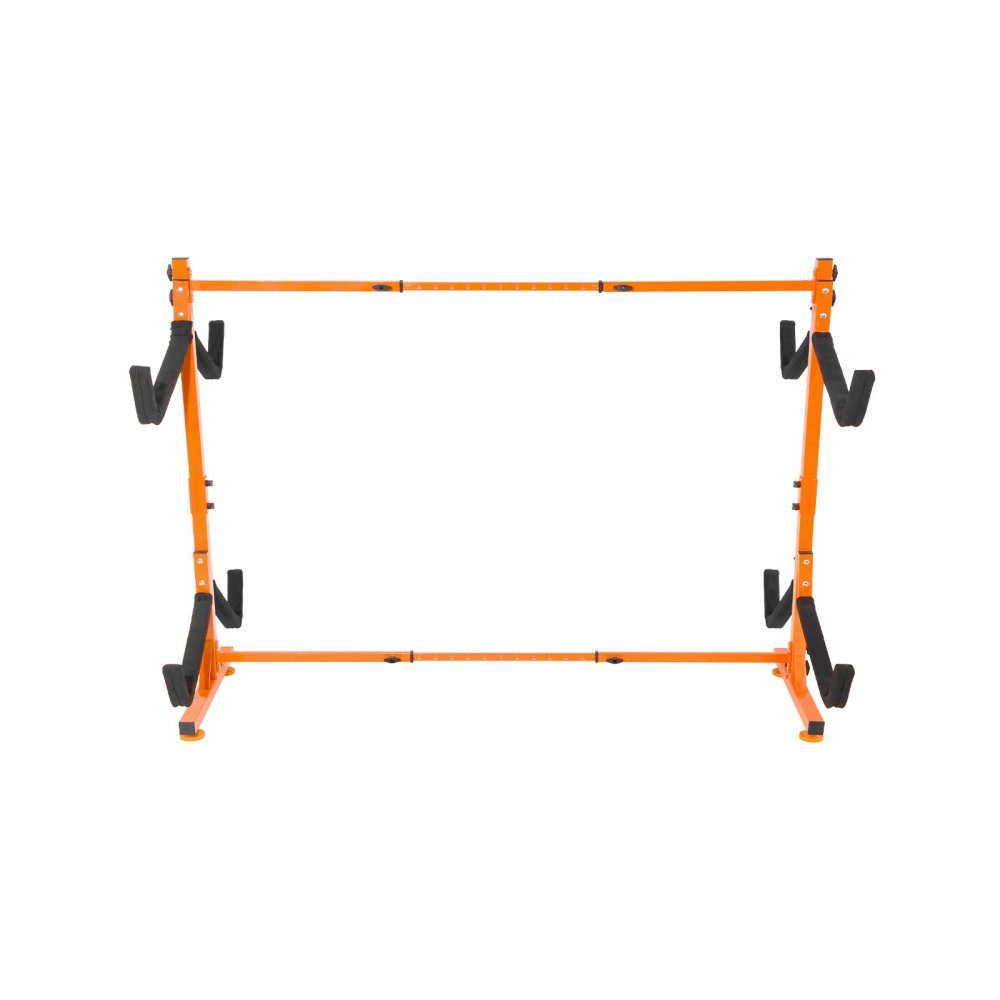 Kayak Holder, Kayak Hanger 1260 x 1070 x 1375mm, Freestanding Kayak Stand 4 Kayaks 1230-1825mm Width Adjustment Range, Kayak Storage Rack, Heavy Duty Kayak Storage Hooks