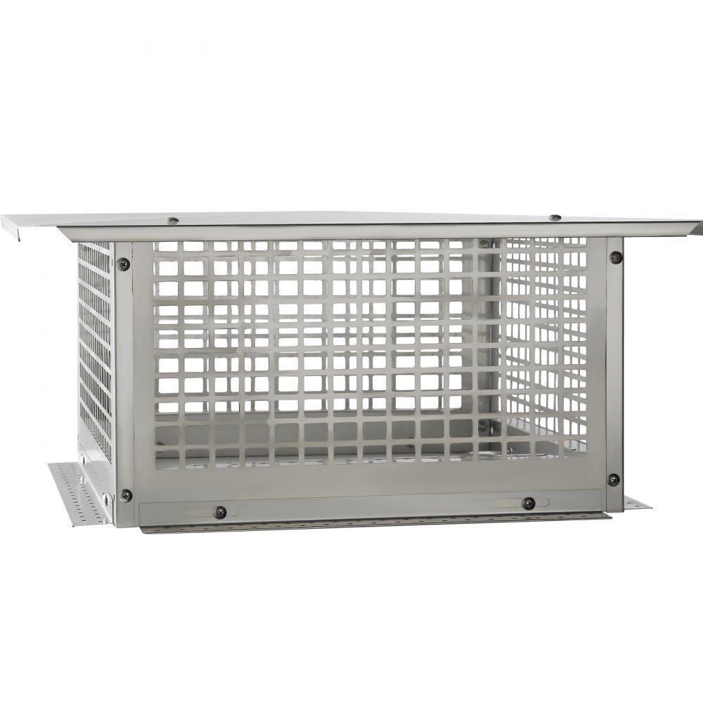 Couvercle de cheminée en acier inoxydable 304, 582x582x245mm, couvercle de cheminée, protection contre les oiseaux, hotte de cheminée, 2 méthodes d'installation, la cheminée est compatible avec différents types de cheminée