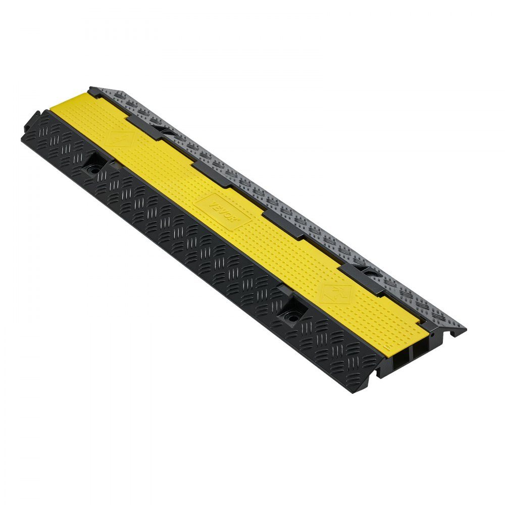 Mostek kablowy 1005 mm 9979 kg 2 kanały (32x31 mm) Gumowa osłona przeciwprzepełnieniowa Zabezpieczenie przed potknięciem Pokrowce podłogowe do obszarów o wysokim progu Biuro domowe Magazyn 1 sztuka – Nr kat. HT-23369