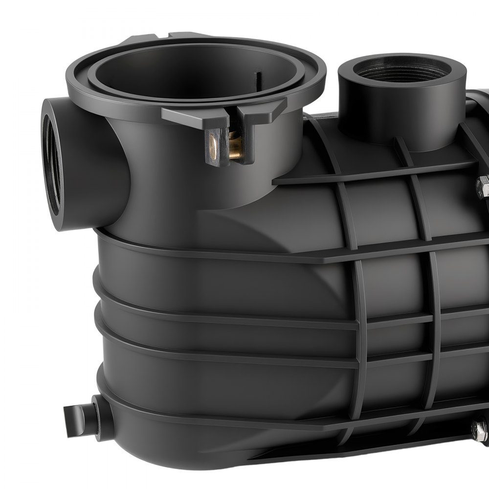 Zwembadpomp 3 kW, filterpomp 35.000 L/H max. debiet, eentraps zwembadpomp 2860 tpm, 19 m max. hoofd, met 24-Stunden-Timer en filtermand, voor bovengrondse en ingebouwde zwembaden en spa's