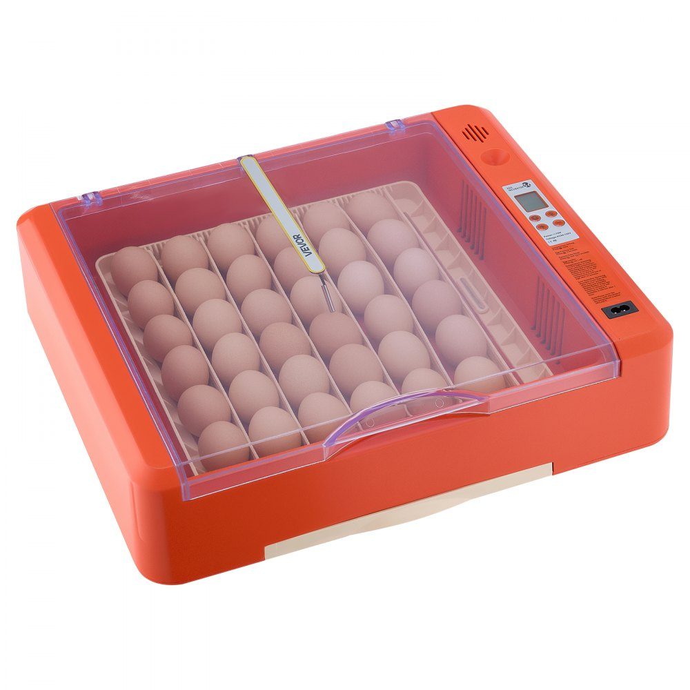 Automatic Breeder, Fully Automatic 36 Eggs Egg Incubator with Egg Turner, Temperature and Humidity Control, Incubator Breeding Machine for Hatching Chicks, Ducks, Geese and Quails