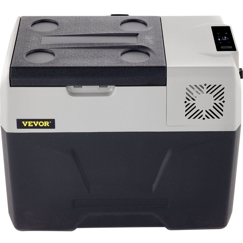 30L autokoelkast compressor koelbox roestvrij staal vakantie geïsoleerde box mini koelkast koelbox auto en stopcontact