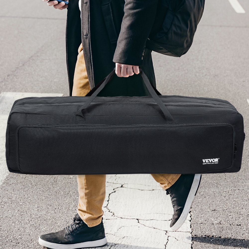 Telescope Bag, 1040mm Large Telescope Carry Bag with Fixed Buckles, Multiple Pockets and Removable Divider, Telescope Carry Bag for Optical Tube and Tripod, Counterweight Bag