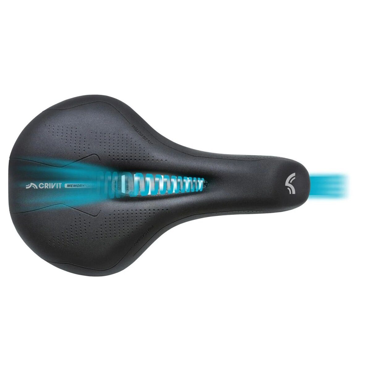 CRIVIT bicycle saddle memory foam (TREKKING)