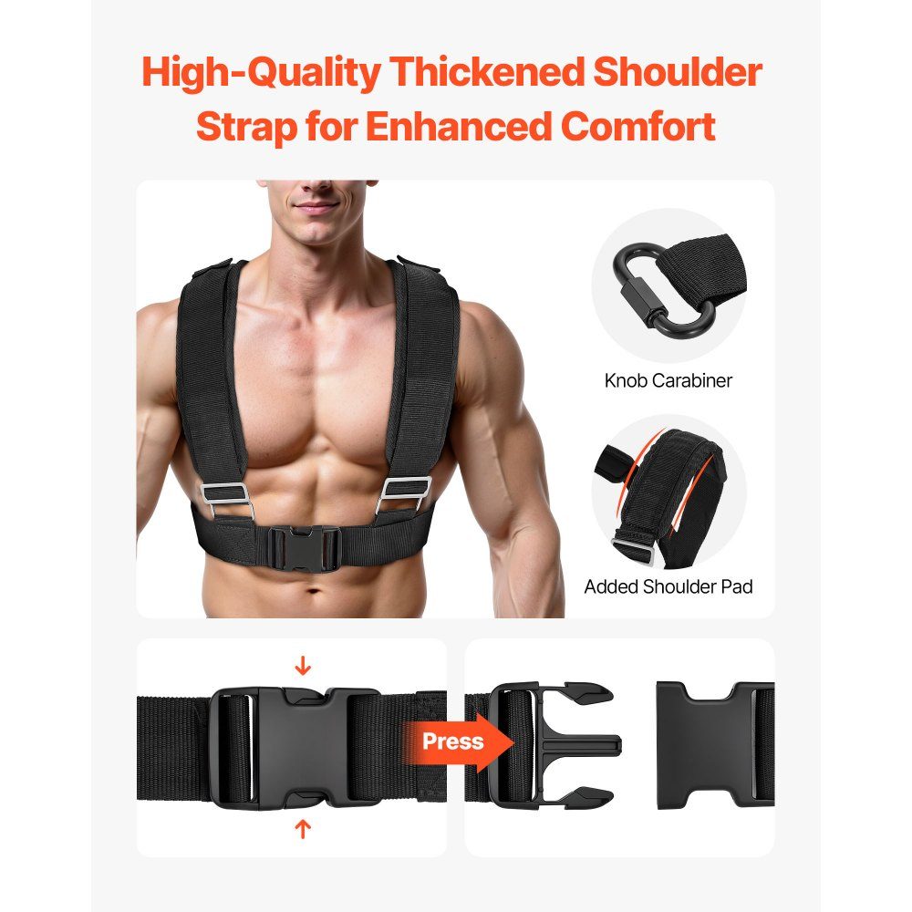 Luge de musculation luge de musculation pour améliorer la vitesse lors des exercices sportifs, appareil de fitness avec poignée, plaques de musculation compatibles mit 25/51 mm