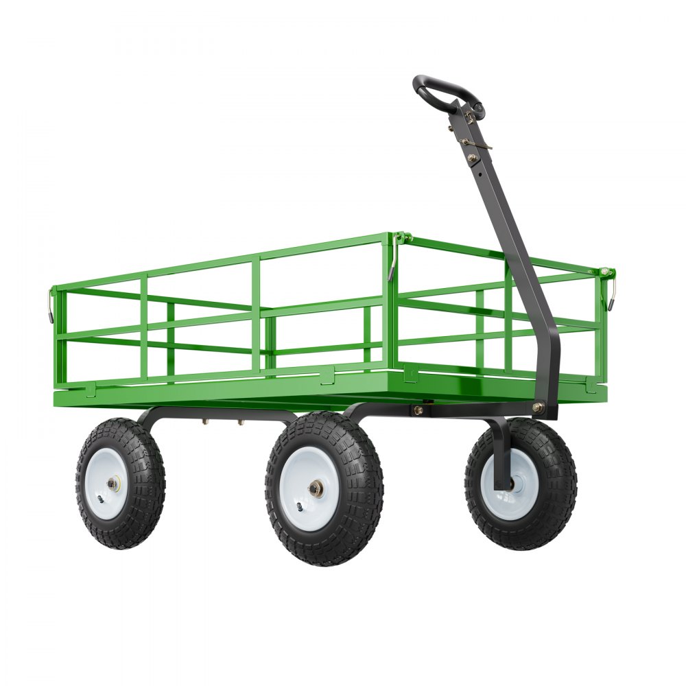 Bollerwagen 110x75x67 cm, Transportwagen, Gartenwagen, Gerätewagen, 2-in-1 Bollerwagen, mit All-Terrain-Reifen, abnehmbaren Seitenwänden aus Mesh-Material und 180° drehbarem Griff Bollerwagen 110x75x67 cm, Transportwagen, Gartenwagen, Gerätewagen, 2-in-1 Bollerwagen, mit All-Terrain-Reifen, abnehmbaren Seitenwänden aus Mesh-Material und 180° drehbarem Griff