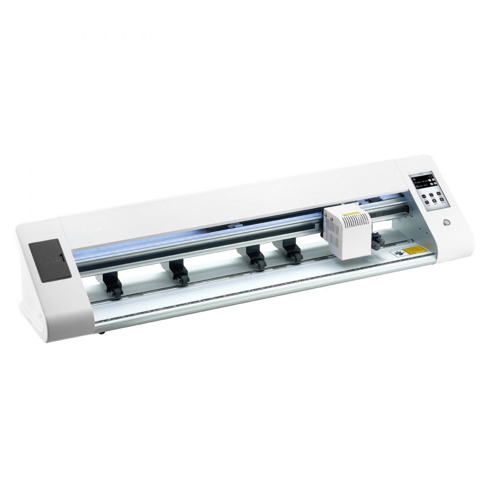 Coupe-vinyle (taille de coupe de 60 cm) avec logiciel de détection et de conception automatique des bords ainsi que 2 types de lames et matériaux, compatible avec SVG/EPS/PLT, pour des travaux manuels personnalisés