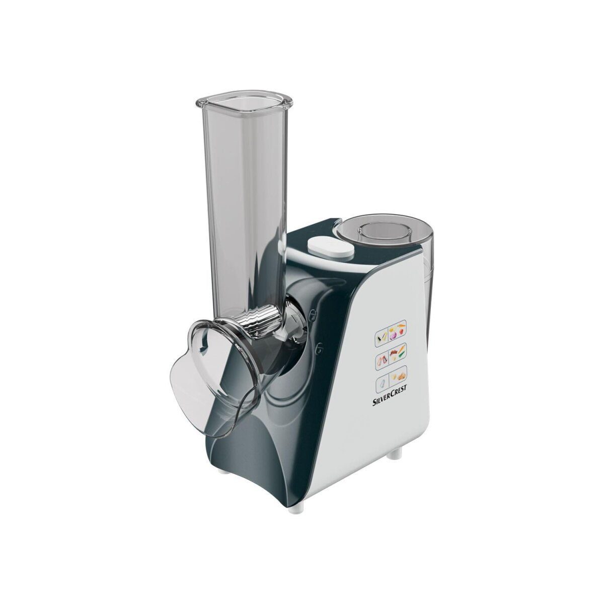 ​SILVERCREST Râpe à légumes électrique SGR 150 D1 avec 5 inserts tambour