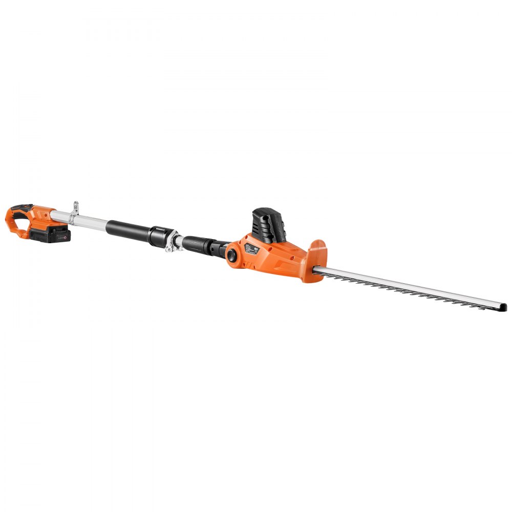 Heckenschere Akku, 1200 U/min, 199-248 cm ausziehbar, Heckenschere für hohe Äste, 20 V Akku, kabellose elektrische Heckenschere mit 51 cm Klinge, 5 Winkel verstellbar für Hof und Garten