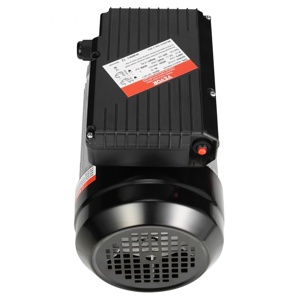 0,75 kW elektrische motor 1400 rpm AC 220-240 V 5,45 A 80 B34 frame luchtcompressormotor eenfasig 19 mm spline-as rechts/links rotatie voor landbouwmachines en algemene uitrusting