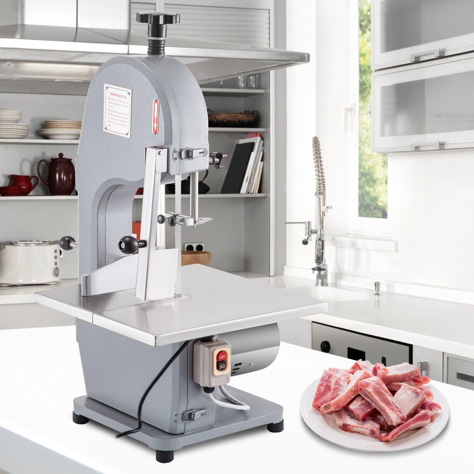 Boucher professionnel, scie à ruban à os gastronomique, scie à os de poulet et de porc, scie à os électrique