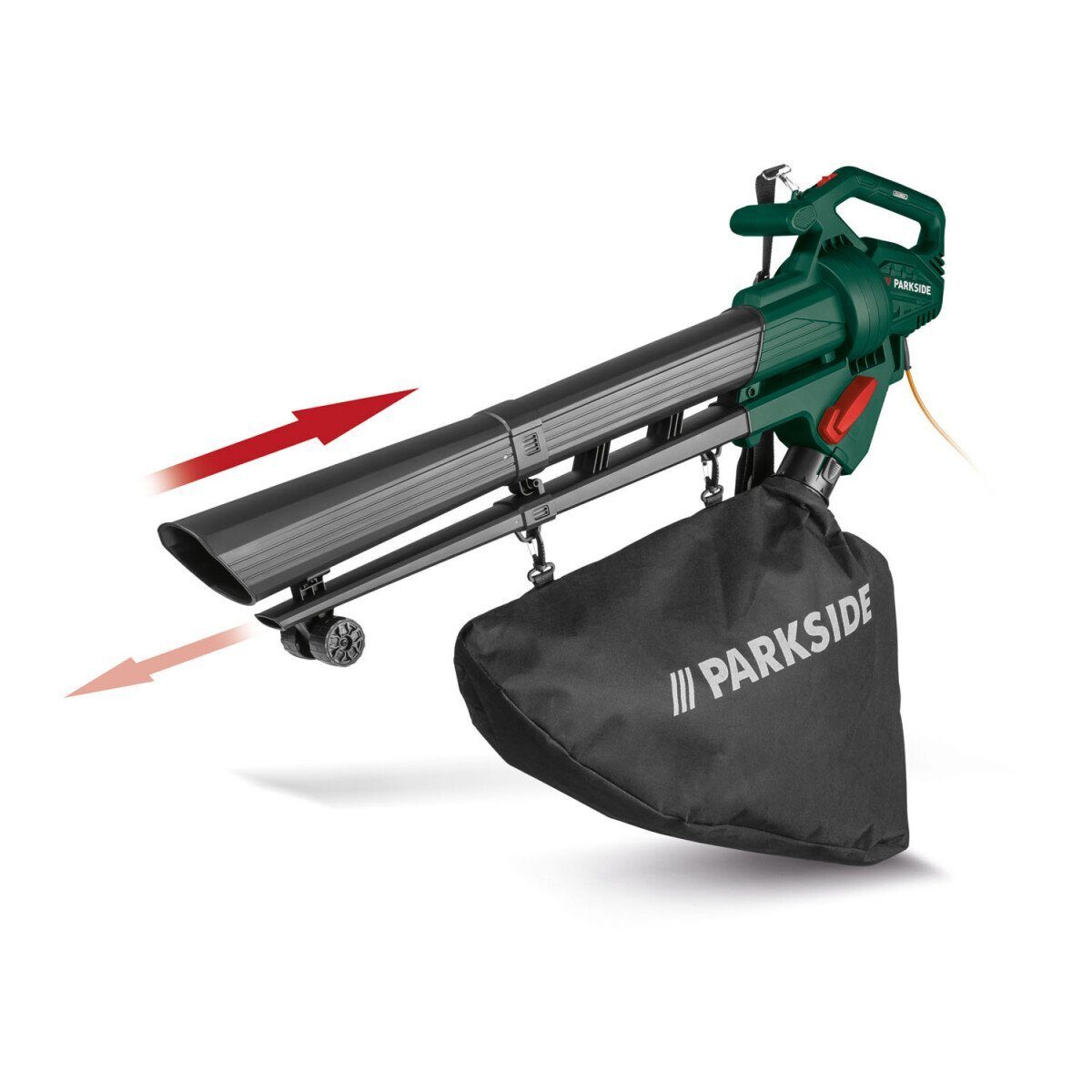 PARKSIDE® 3in1 Elektro-Laubsauger/-bläser »PLS 2600 B2«