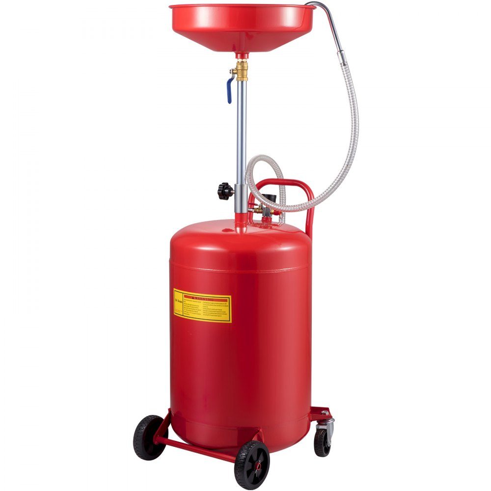 Waste Oil Drain Tank Portable Oil Drain 75.7L Air Powered Drain