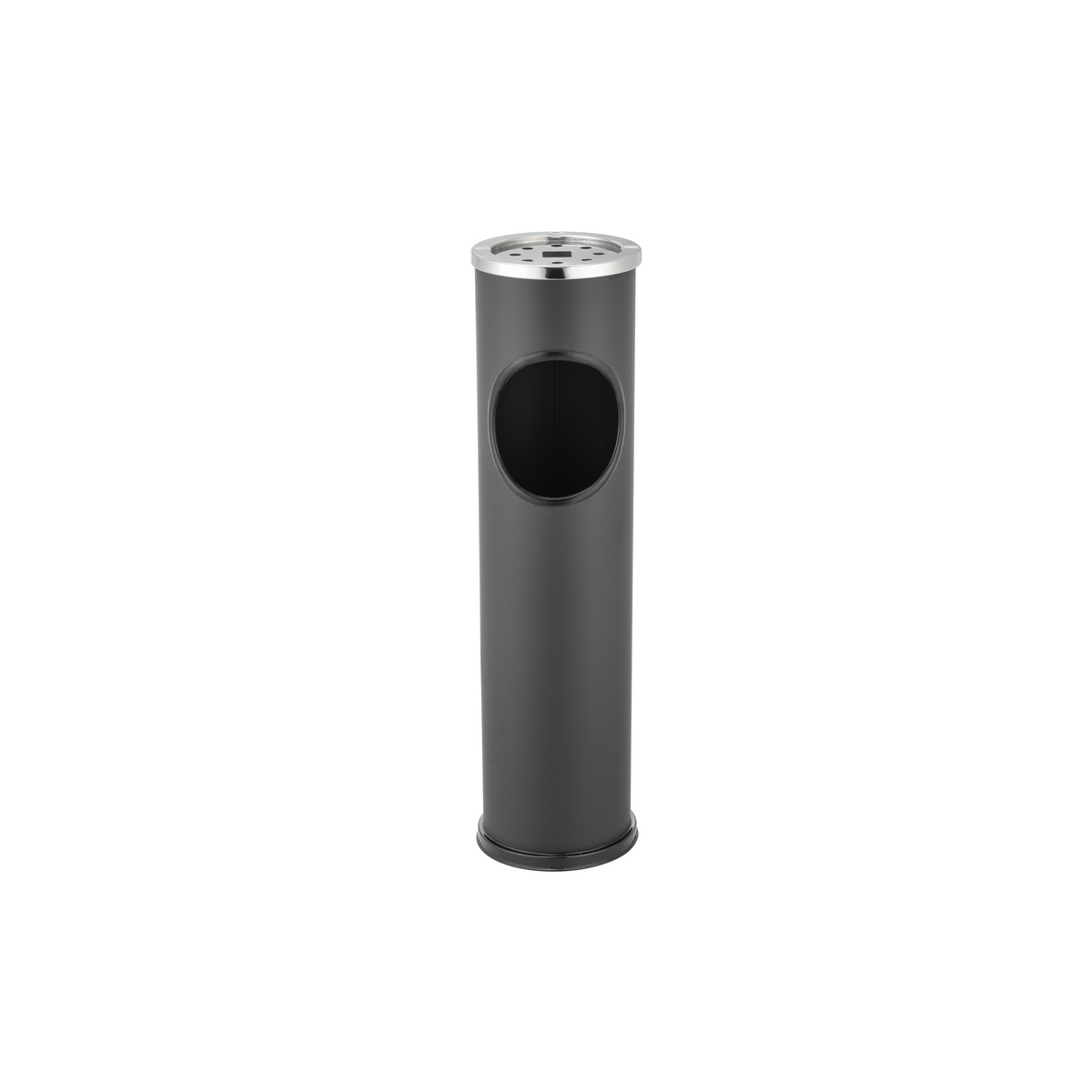 Ribelli standing waste bin/ashtray, black