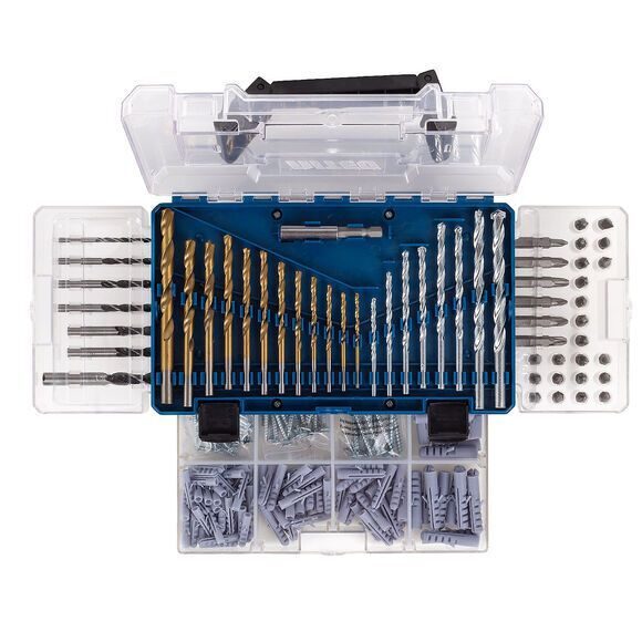 Tool case bit drill accessory set, 226 pieces