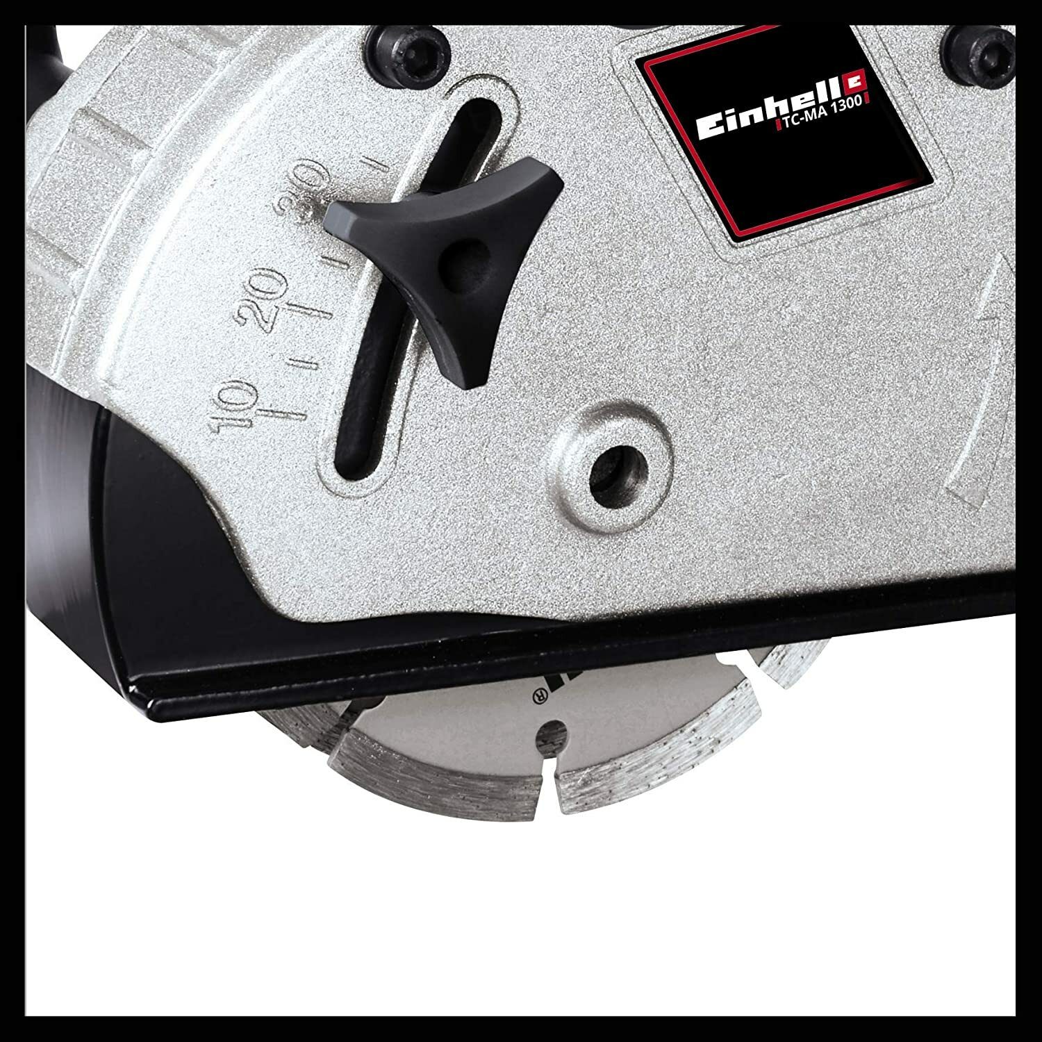 Einhell Mauernutfräse TC-MA 1300 (1320 W, 9000 U/min, Nuttiefe 8-30 mm, Nutbreite 8-26 mm, Staubabsaugung, Spindelarretierung, Überlastschutz, inkl. Transportkoffer, 2x Diamant-Trennscheiben)