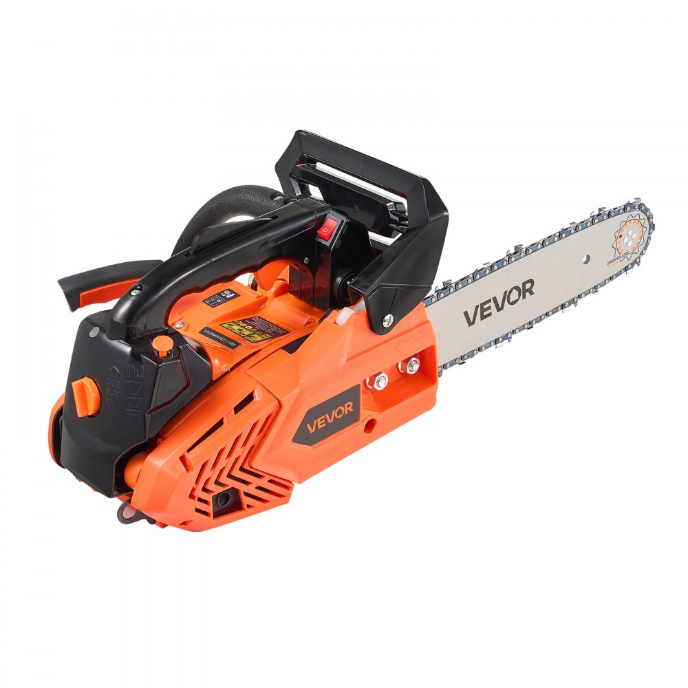 25-cc-Benzin-Kettensäge, Kettensäge 305 mm, 1,02 PS, Säge mit rutschfestem Griff, zwei Kraftstofftanks und Not-Aus-Funktion, max. 12.000 U/min, zum Holzfällen, Baumbeschneiden und Roden 25-cc-Benzin-Kettensäge, Kettensäge 305 mm, 1,02 PS, Säge mit rutschfestem Griff, zwei Kraftstofftanks und Not-Aus-Funktion, max. 12.000 U/min, zum Holzfällen, Baumbeschneiden und Roden