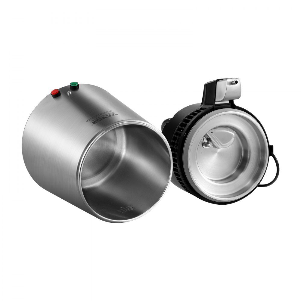Waterdestilleerder 4L Gezuiverd waterfilter 750W Gedistilleerd water Roestvrij staal Binnendistilleerder Zilver Huishoudelijk 1L water per uur
