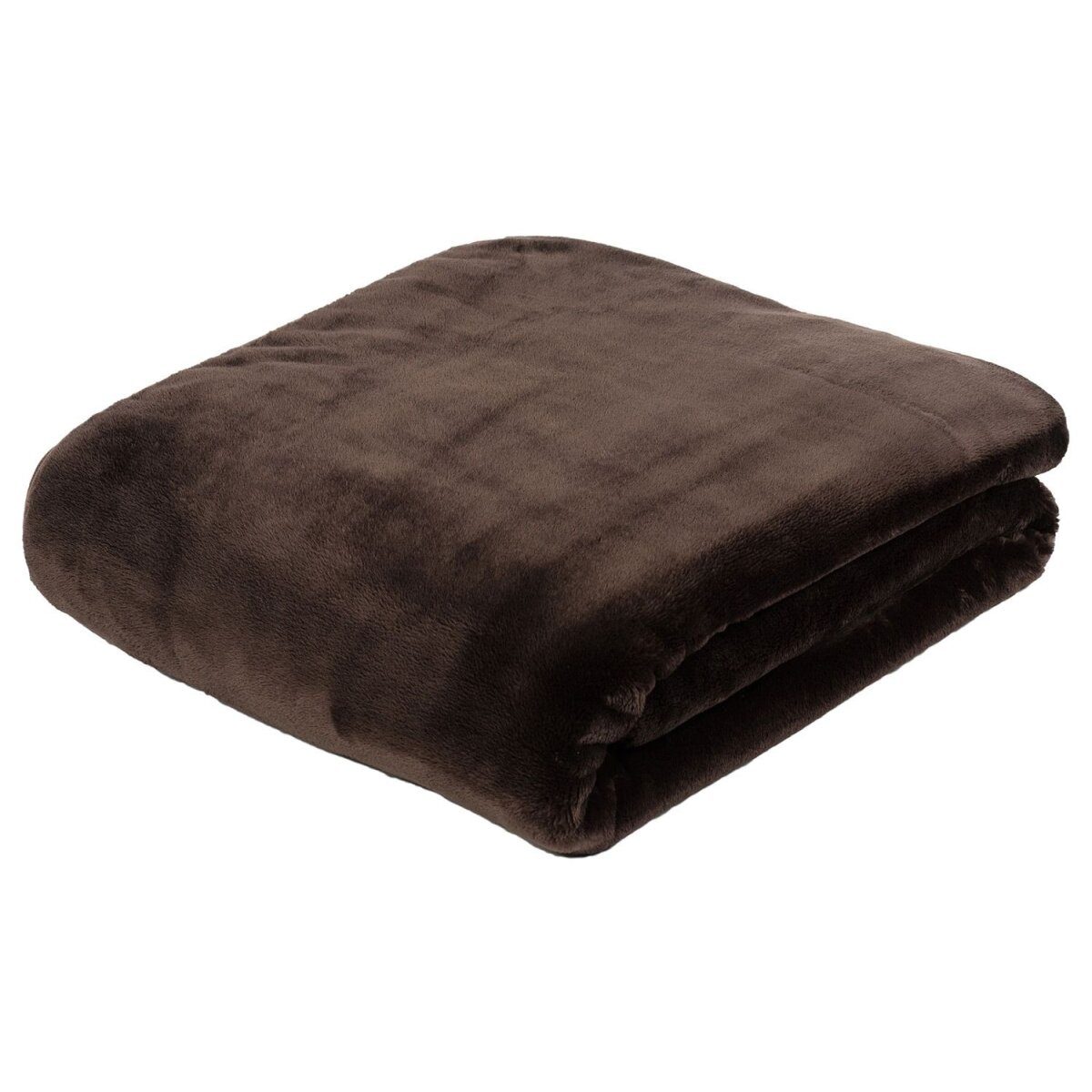 Gözze Couverture Premium Toucher Cachemire, Marron Chocolat, 220 x 240 cm