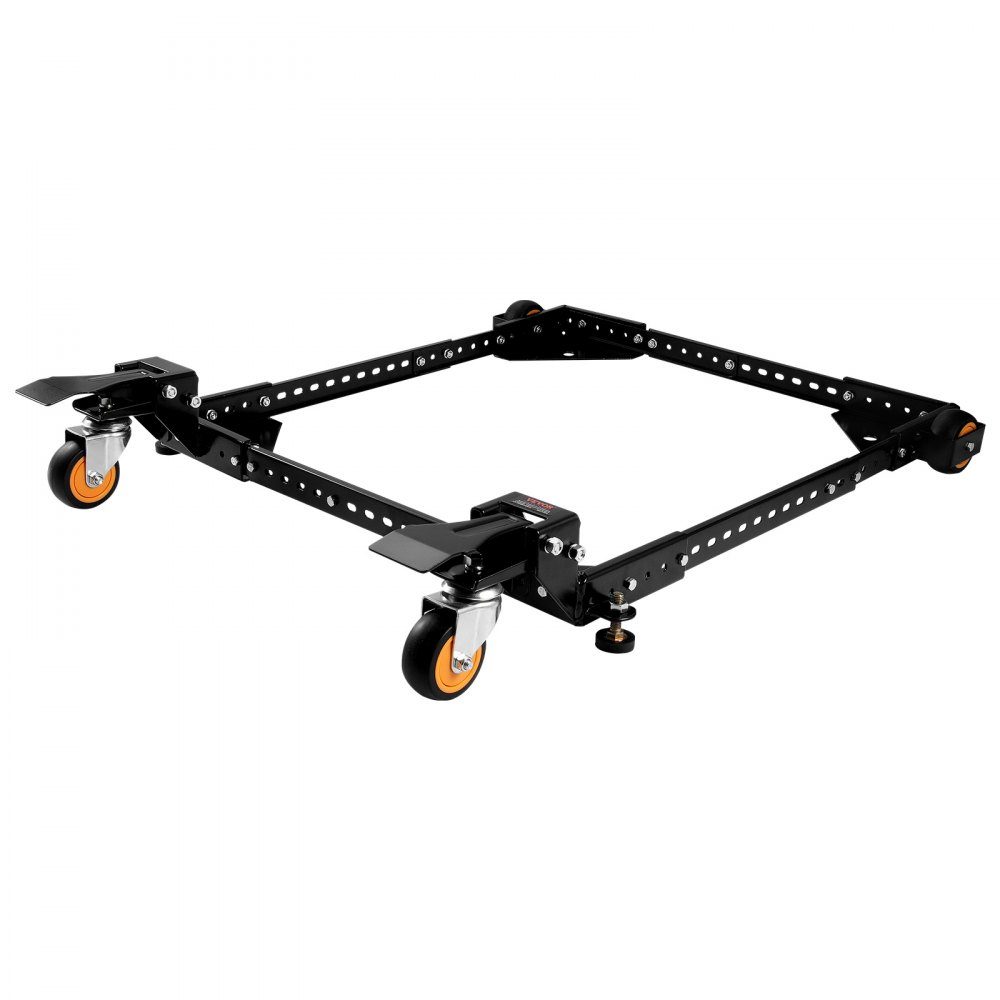Mobile Basis, Tragfähigkeit 650 lbs, verstellbar von 12 x 12 Zoll bis 36 x 36 Zoll, robuste universelle mobile Basis mit Schwenkrädern, für Holzbearbeitungsgeräte, Bandsägen, Elektrowerkzeuge, Maschinen