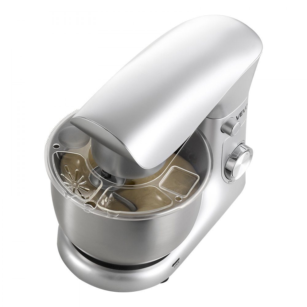 Machine à pétrir Robot culinaire pour la cuisson, machine à pâte 1500 W avec bol en acier inoxydable (4,2 L) et crochet pétrisseur, batteur et fouet, batteur sur socle à inclinaison réglable à 10 vitesses – Réf. HT-23974