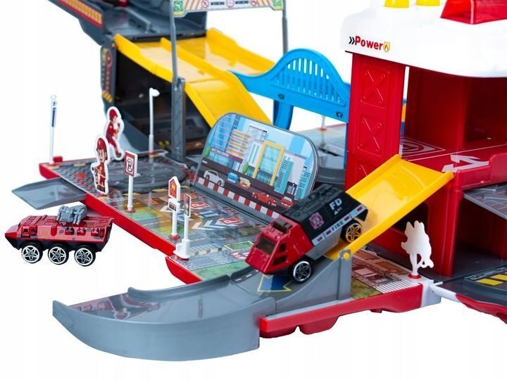 Interactieve kinderspeelgoedbrandweerkazerne XXL-set