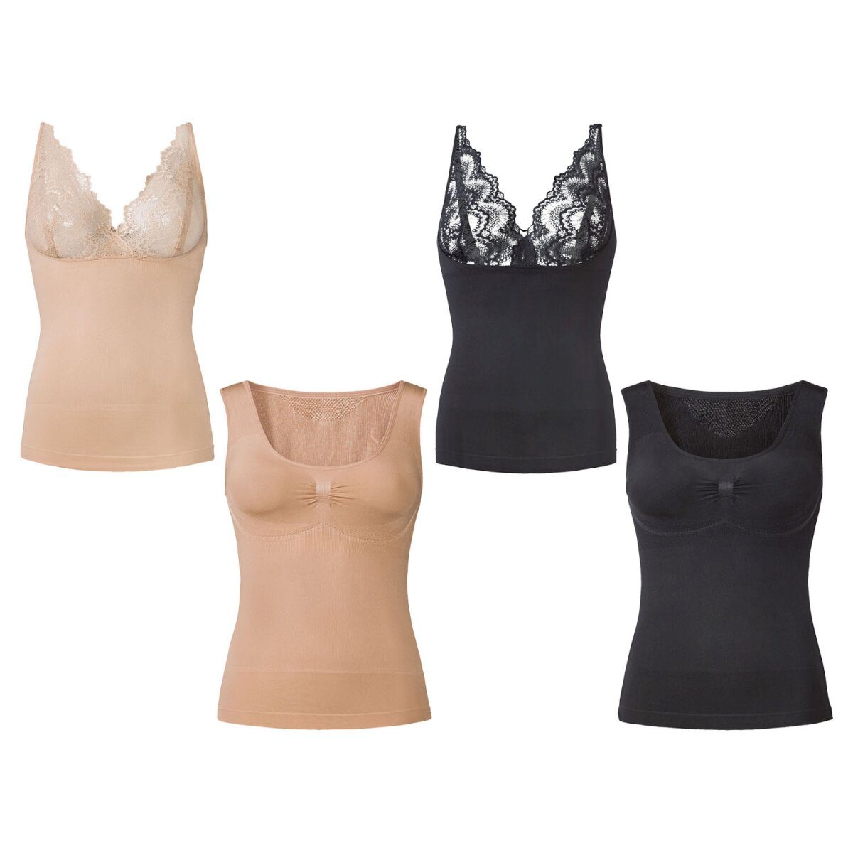ESMARA® Damen Formhemd, mit eingestrickten Stützzonen