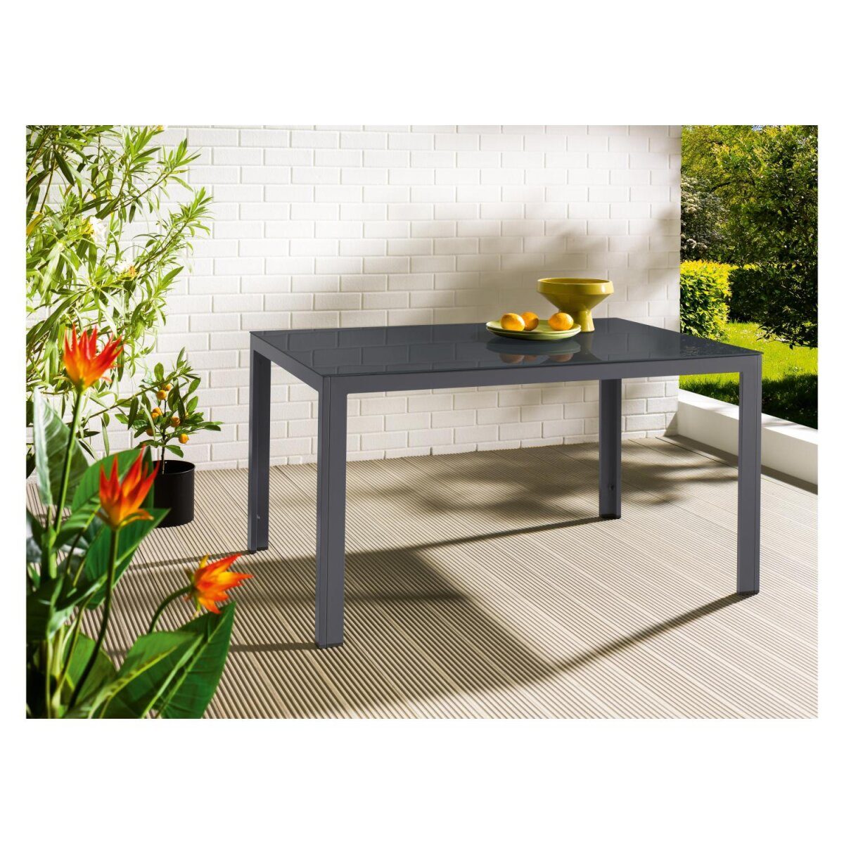 LIVARNO® Alu-Gartentisch »Houston / Toronto«, 140 x 92 x 74 cm