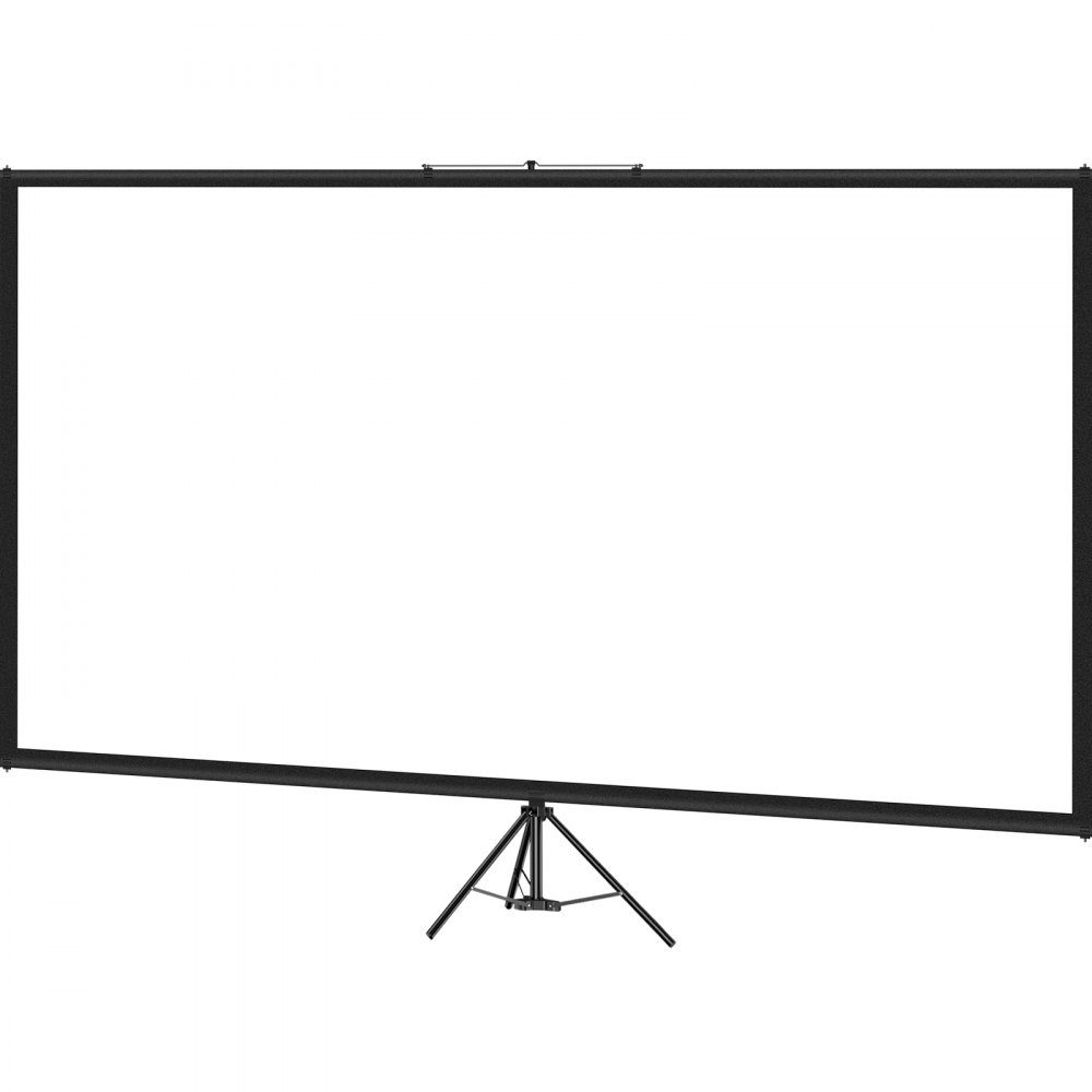 16:9 Projector Screen Tripod 4K HD Roll Screen 160 Degree Viewing Angle Projection Screen 94" x 54" Presentation Wall 110" Diagonal Tripod Screen for Home Theater Meeting Room Weddings