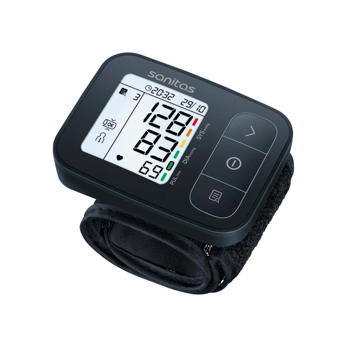 SANITAS polsbloeddrukmeter, met automatische uitschakeling