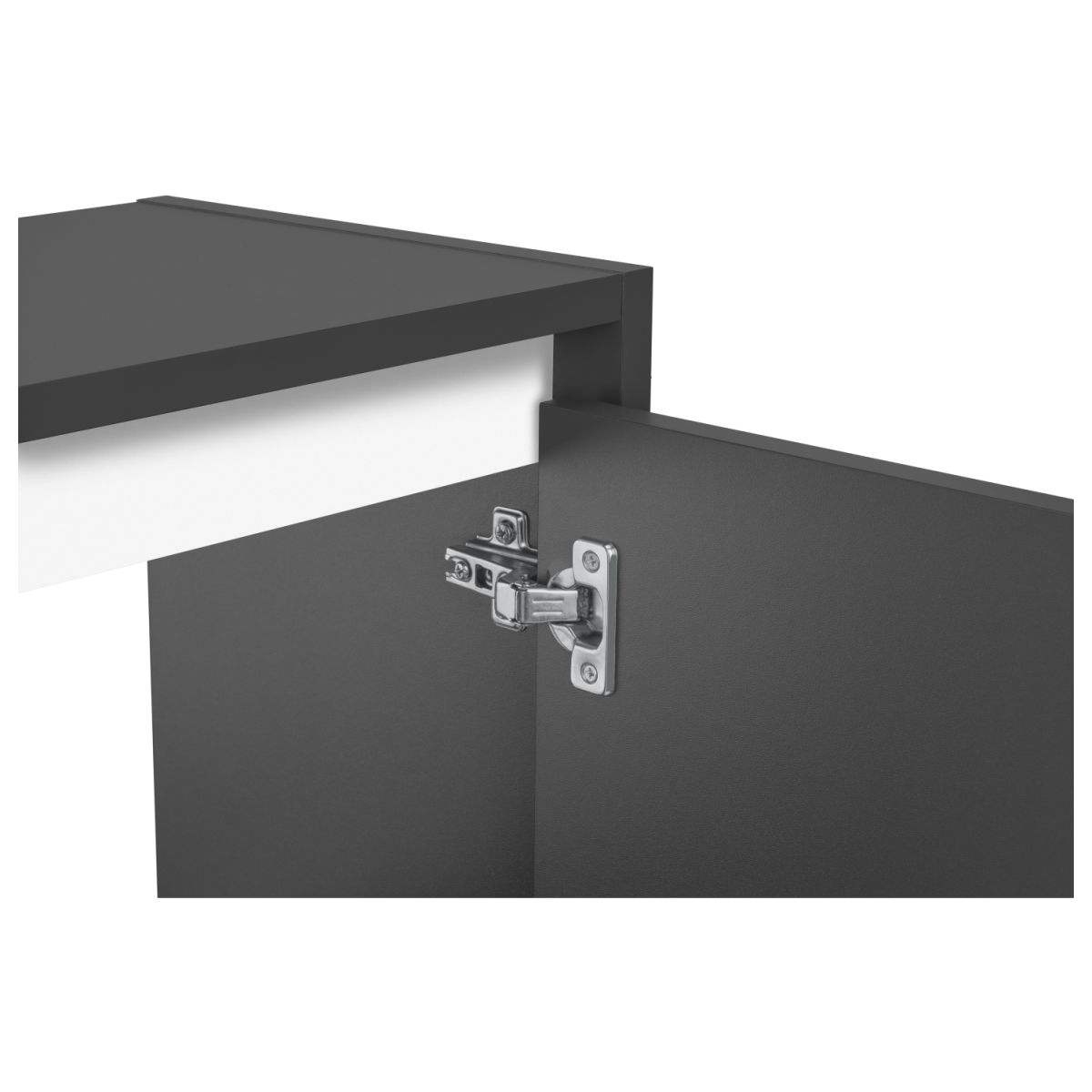 LIVARNO home Meuble vasque « Oslo » avec 2 portes, anthracite
