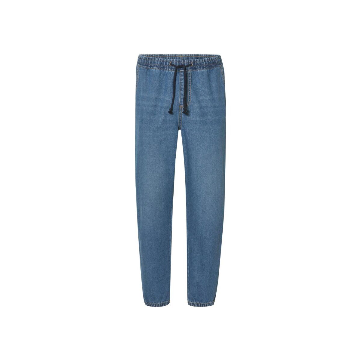 LIVERGY® Men's Sweat Denim Joggers, Slim Fit (Light Blue, 50)