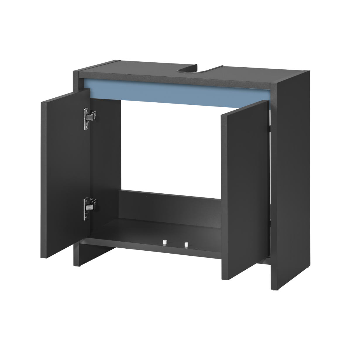 LIVARNO home Meuble vasque « Oslo » avec 2 portes, anthracite