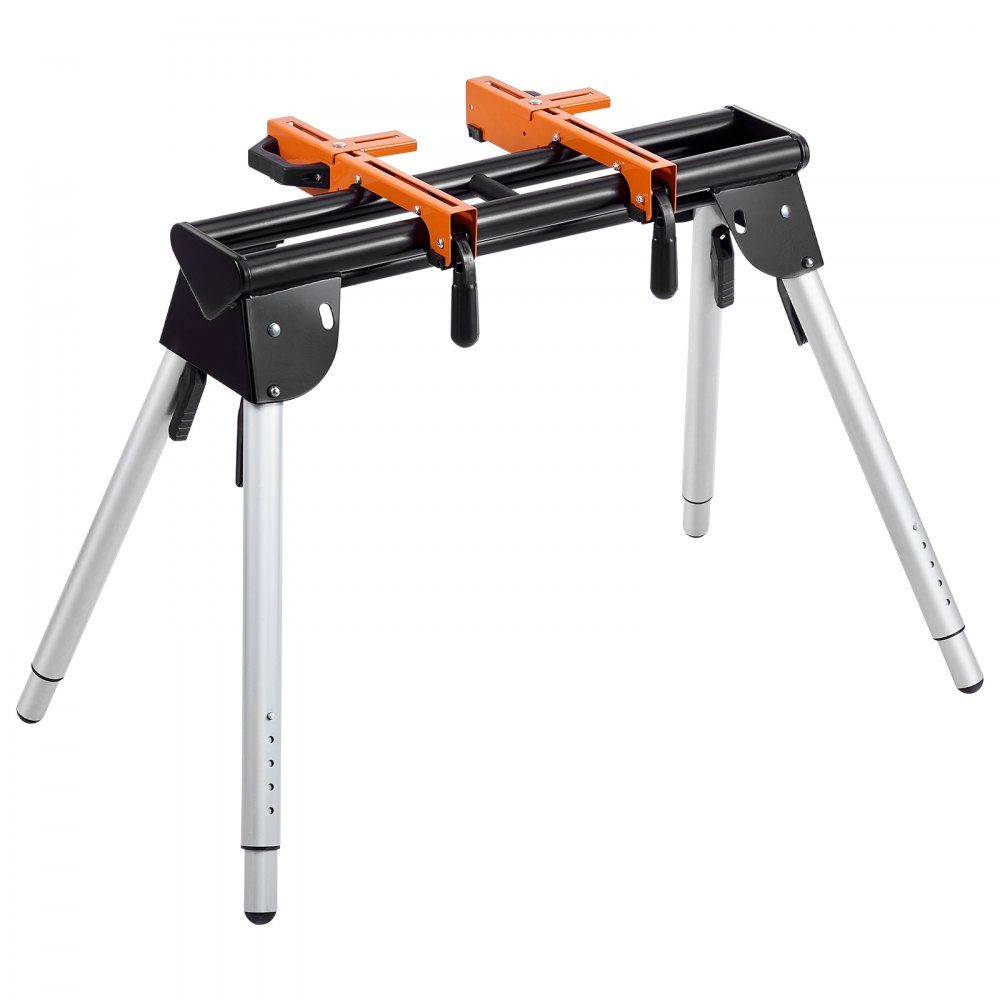 Miter Saw Stand, 150kg Load Capacity, Steel Miter Saw Stand with One-Piece Mounting Brackets, 29-33 Inch, Height Adjustable, Folding Miter Saw Stand