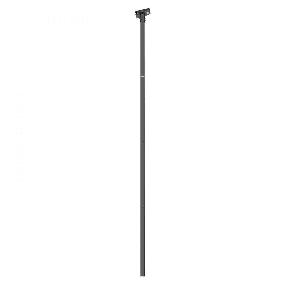 Starlink Gen 3 RV Ladder Mount 2450 x 142 x 185mm 360° Adjustable Angle Bracket with Mounting Accessory Kit Extra Long Steel Ladder Adapter Compatible with Gen 3 and V3 Black