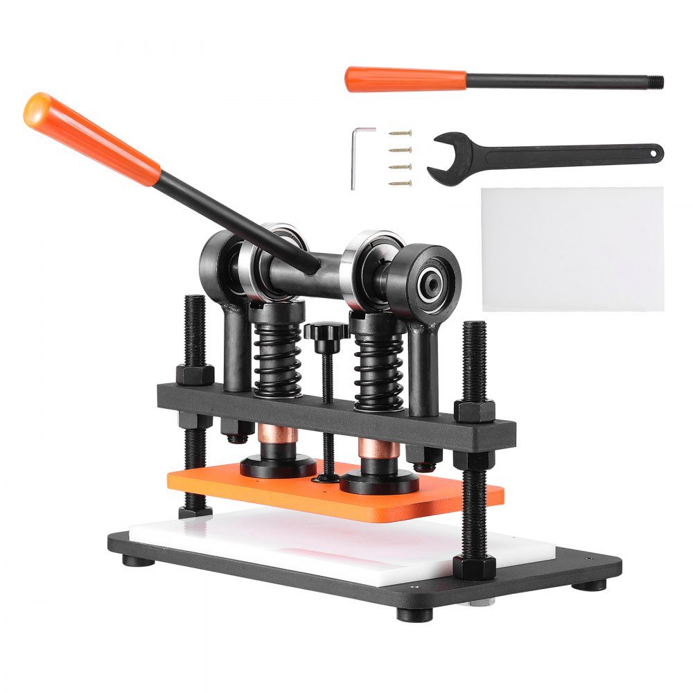 Machine de poinçonnage du cuir Machine de découpe du cuir manuelle 26x15 cm, machine de gaufrage du cuir 1,5 t Machine de poinçonnage du cuir robuste adaptée au cuir, mousse PVC/EVA, matériaux non adhésifs