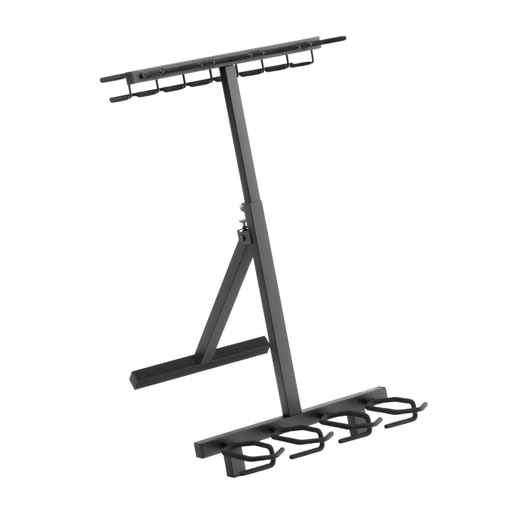 Folding Rifle Stand for 4 Rifles (Shotguns) and 7 Pistols, Freestanding Gun Holder for Gun Storage Made of Carbon Steel, Display Stand for Shooting Ranges, Hunting Ranges