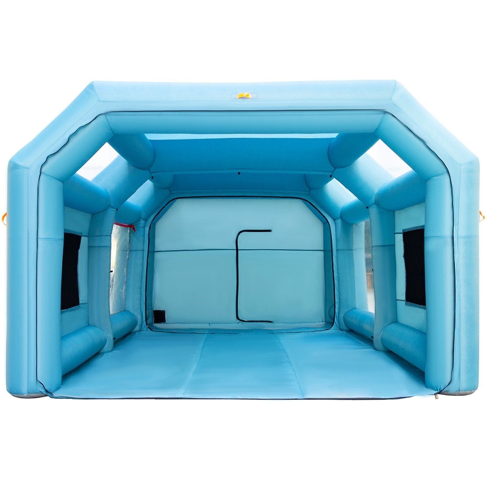 Complete set mobiele schilders, opblaasbare autolakcabine, spuitcabine 8 x 4 x 3 m