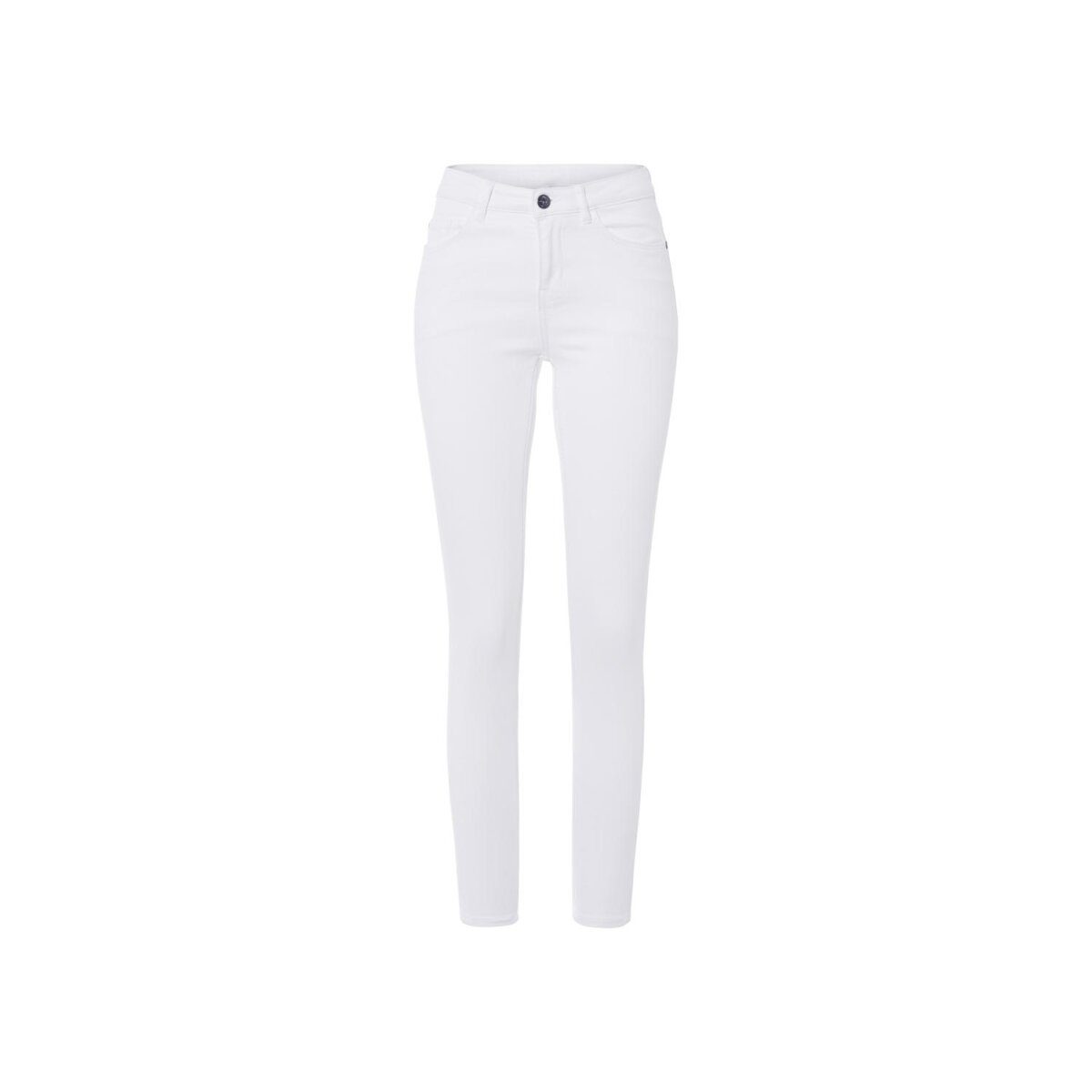 esmara® Damen Jeans, Super Skinny Fit, normale Leibhöhe (Weiß, 38) Beschädigt