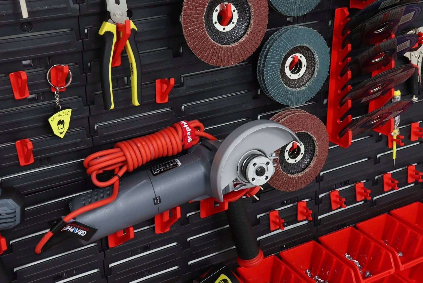 Werkstattregal Werkzeugwandgarage 240x80 cm Komplettset
