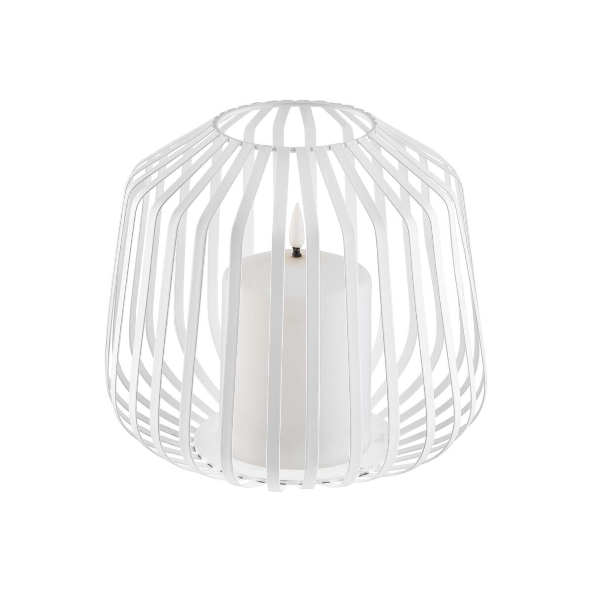 LIVARNO home LED-Kerze im Metallkorb (weiß)