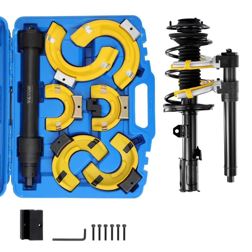 Spring Compressor Kit - Suspension Spring Compatible with 22-mm-Buchse Universal Spring Compressor 4500kg Load Capacity Car Professional Spring Compressor Shock Absorber Tool Suspension Legs