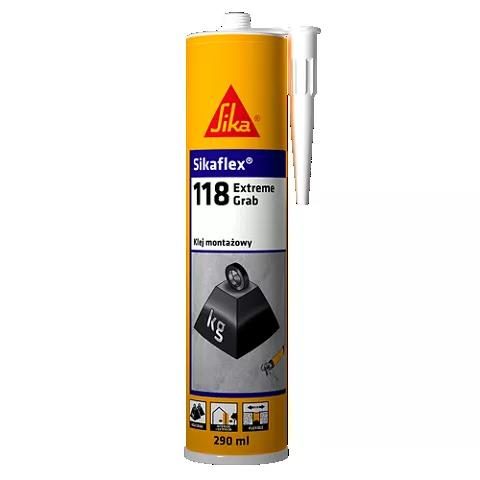 Sikaflex 118 Extra Grab Montagekleber 290 ml Sika weiß