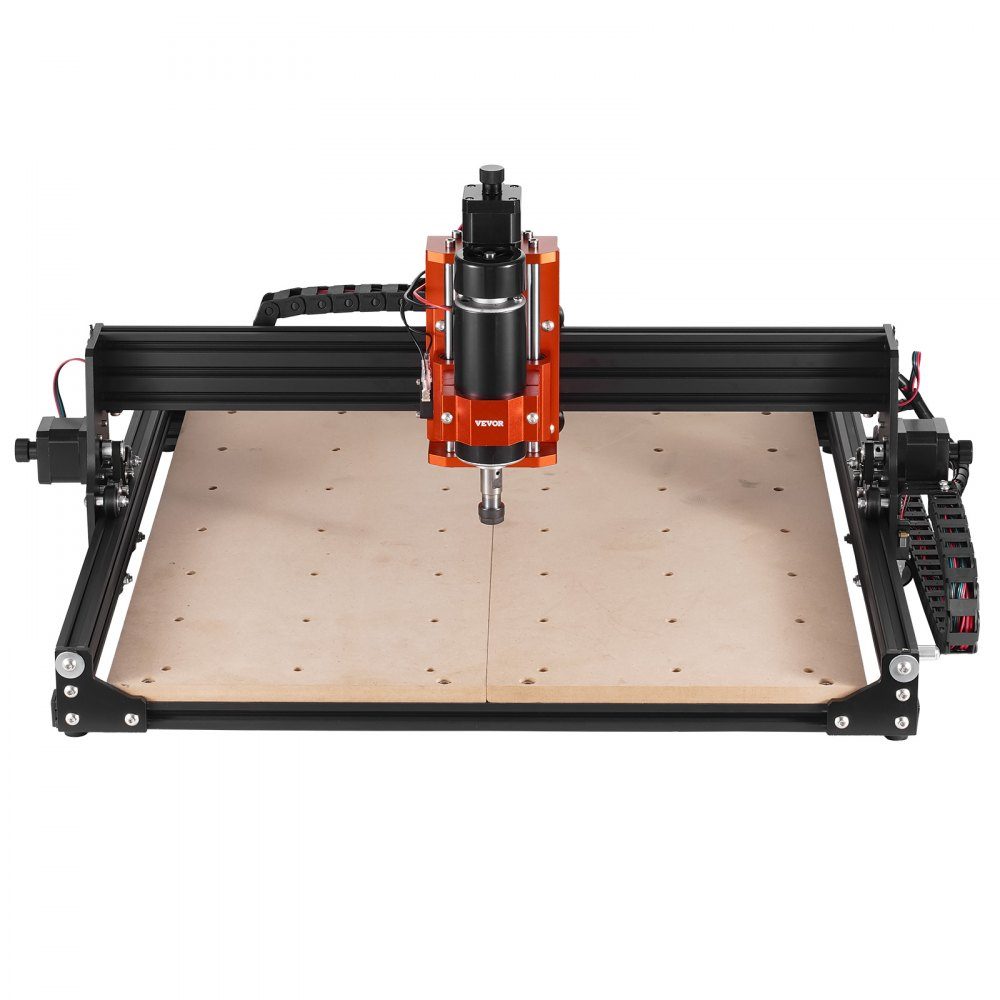 CNC Milling Machine 300W Engraving Machine 3 Axis GRBL Control Wood Engraving Carving Milling Machine Kit 400x400x60mm Work Area 1200RPM for Wood Acrylic MDF PVC Plastic Foam